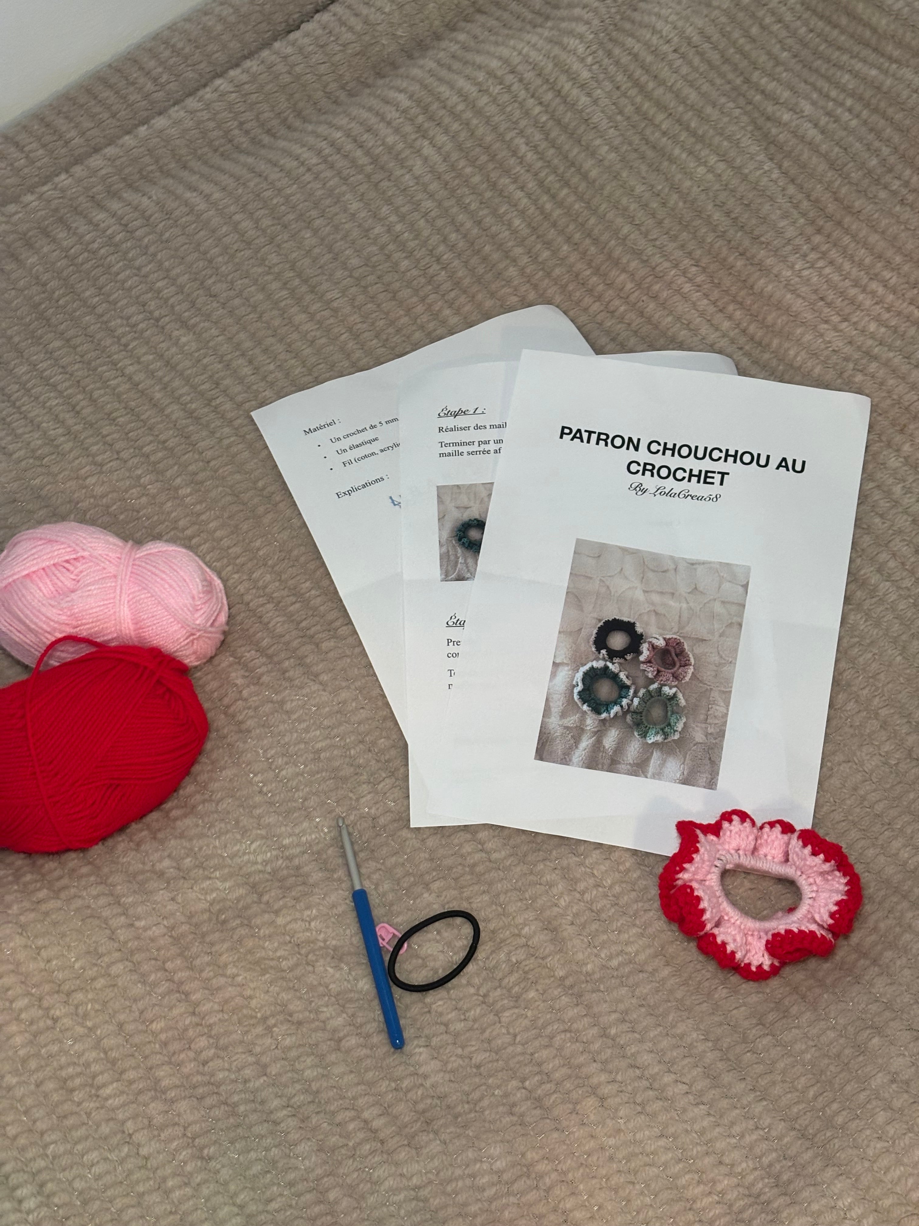 Kit chouchou au crochet
