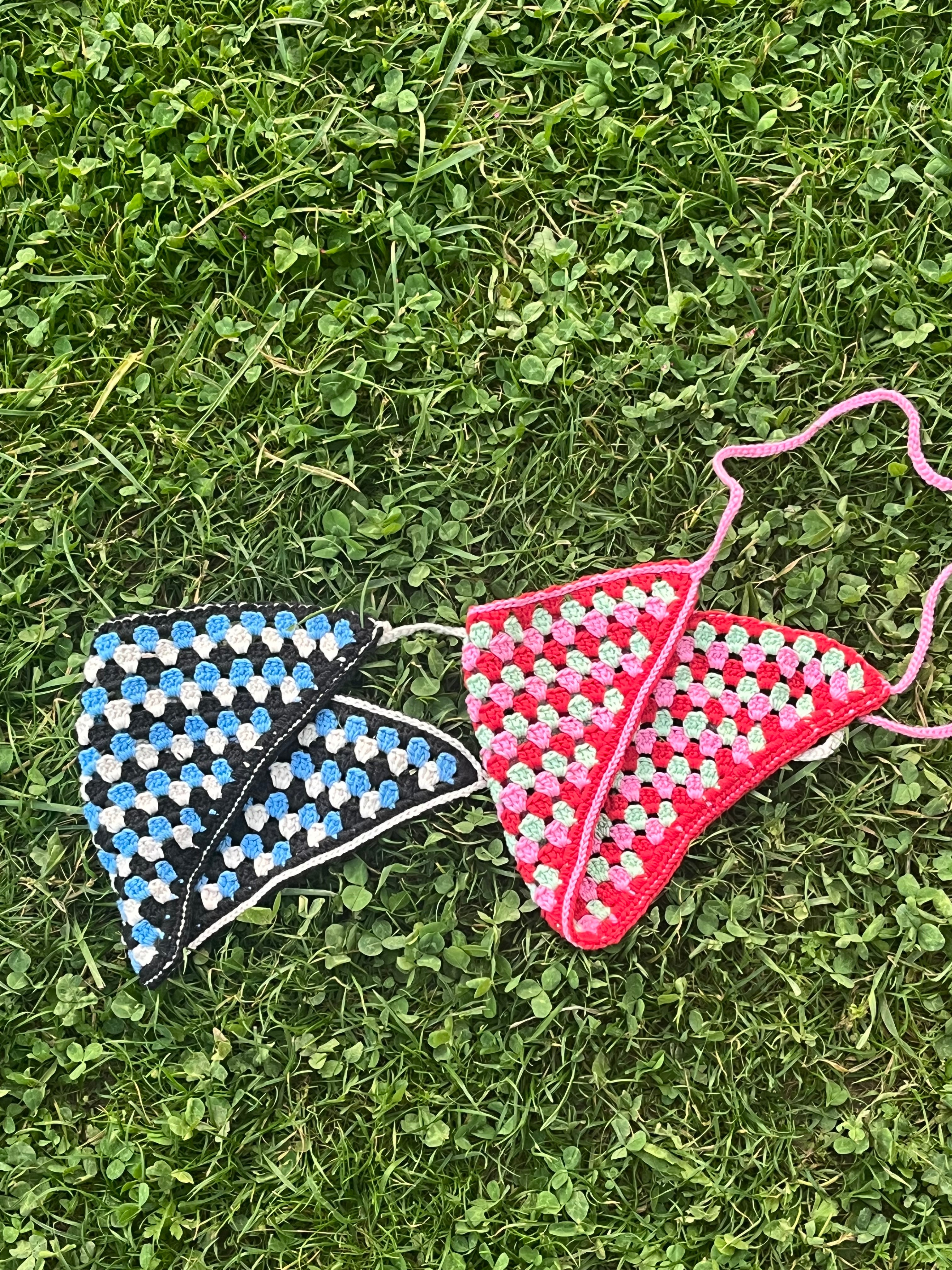 Bandana coloré en crochet
