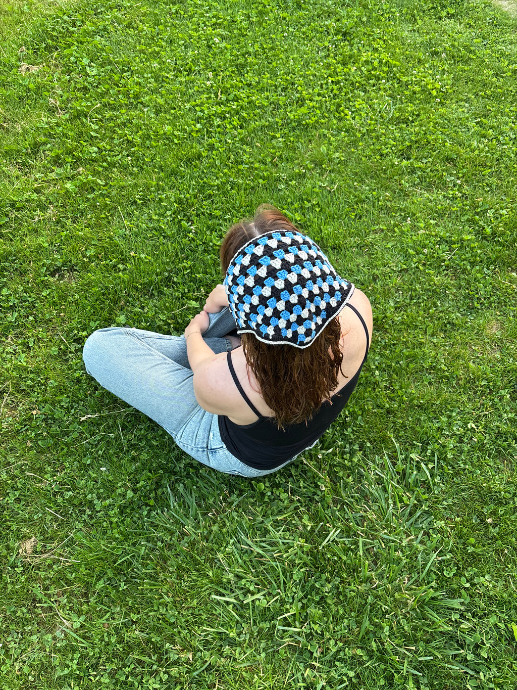 Bandana coloré en crochet