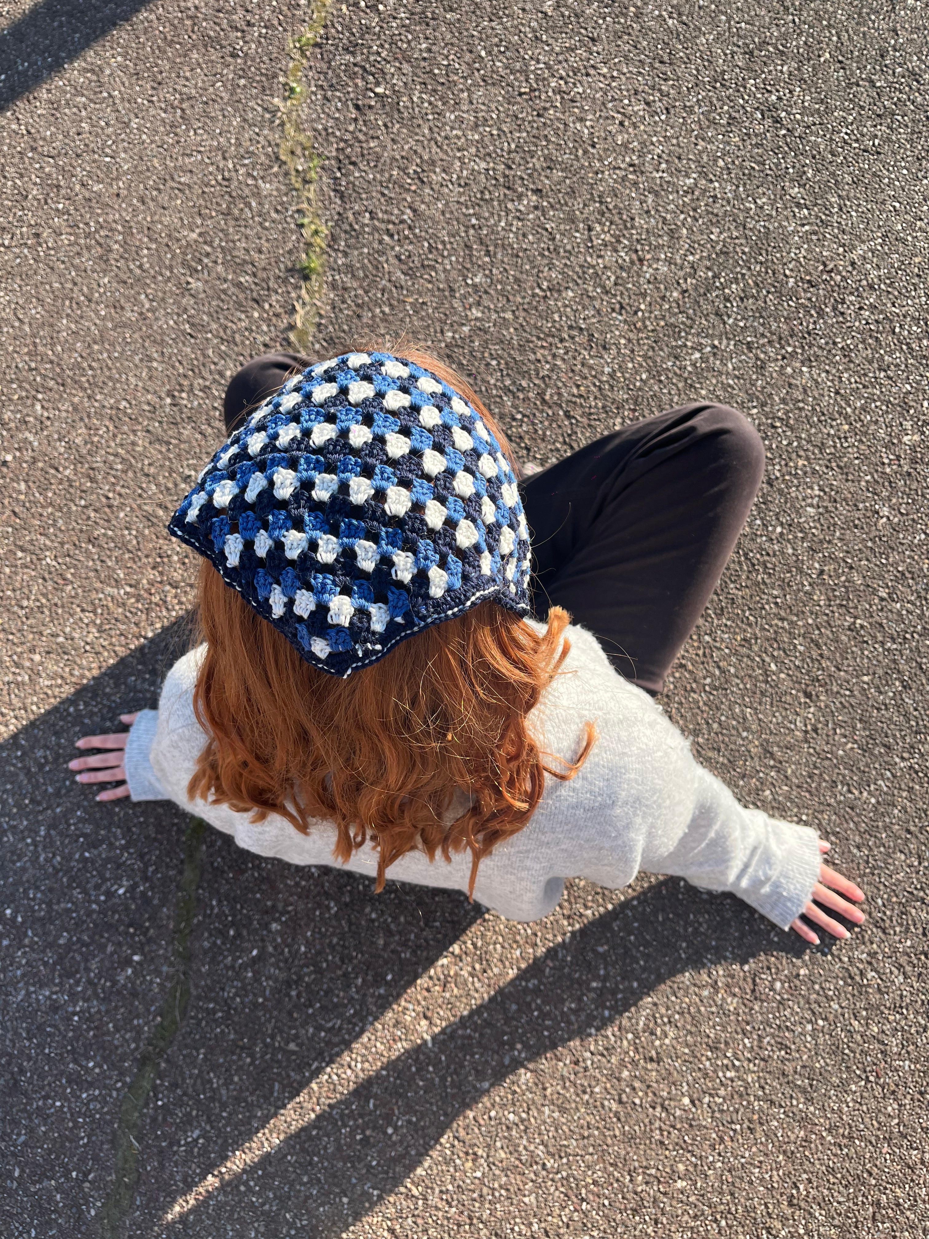 Bandana coloré en crochet